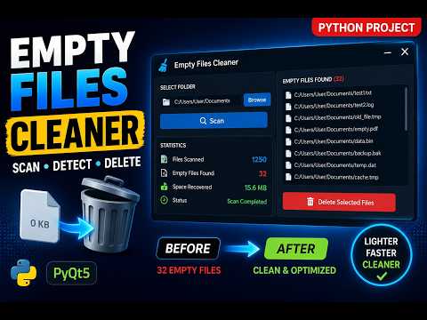 Python Project Empty Files Cleaner
