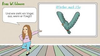 Erklärvideo Wörter mit V/v
