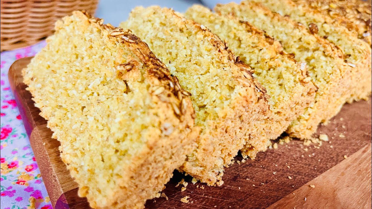 Pão SAUDÁVEL❤️Melhor que PÃO INTEGRAL |Sem açúcar Sem trigo e Sem lactose