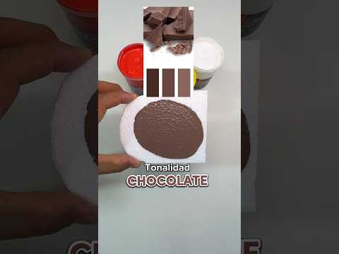 Combinación de Pinturas para sacar una Tonalidad Chocolate 👌🏼