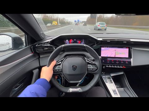 The New Peugeot 408 GT 2023 POV Test Drive