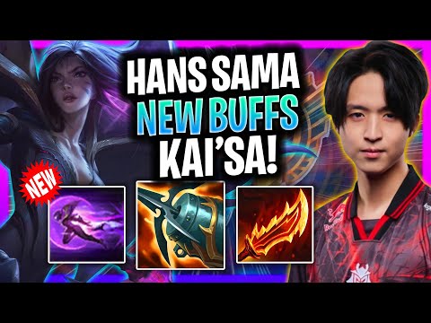 HANS SAMA IS A BEAST WITH KAI'SA! *NEW BUFFS* | G2 Hans Sama Plays Kai'sa ADC vs Ezreal!