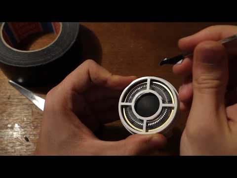 How to fix a dented headphone driver