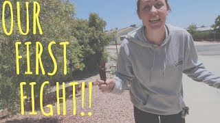 OUR FIRST FIGHT!! (IT GOT PHYSICAL) 😳😳