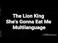 The Lion King She S Gonna Eat Me Multilanguage