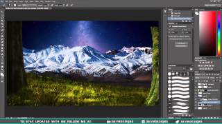 Burst of Color in the Dark | Photo-manipulation (Photoshop CC)