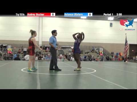 FILA Junior 72 kg / 158.5 lbs. - Audrey Bucher vs. Aviance Waters