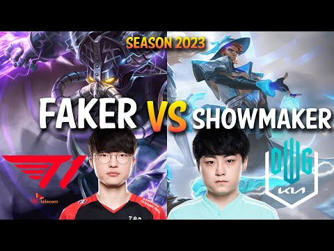 T1 Faker vs DK Showmaker - Faker KASSADIN vs TWISTED FATE Mid - KR Ranked
