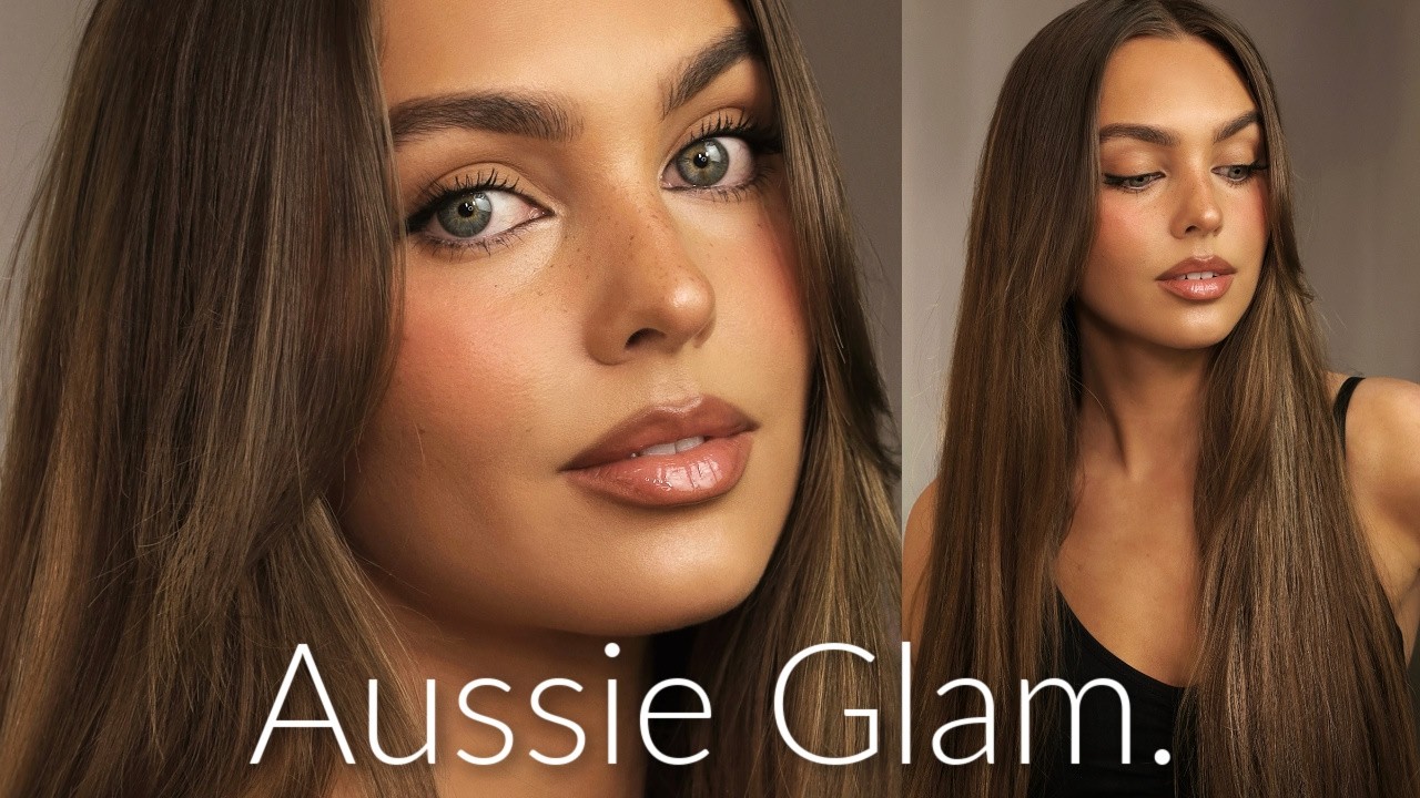 AUSSIE GIRL MAKEUP Tutorial ☀️ Bronzed, Glowy & Sun-Kissed Skin
