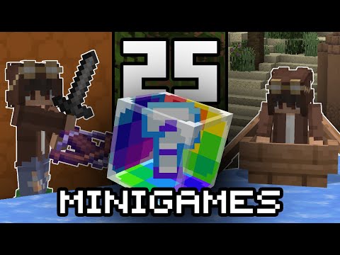 25 MINIGAMES to Play With Your Friends in Minecraft