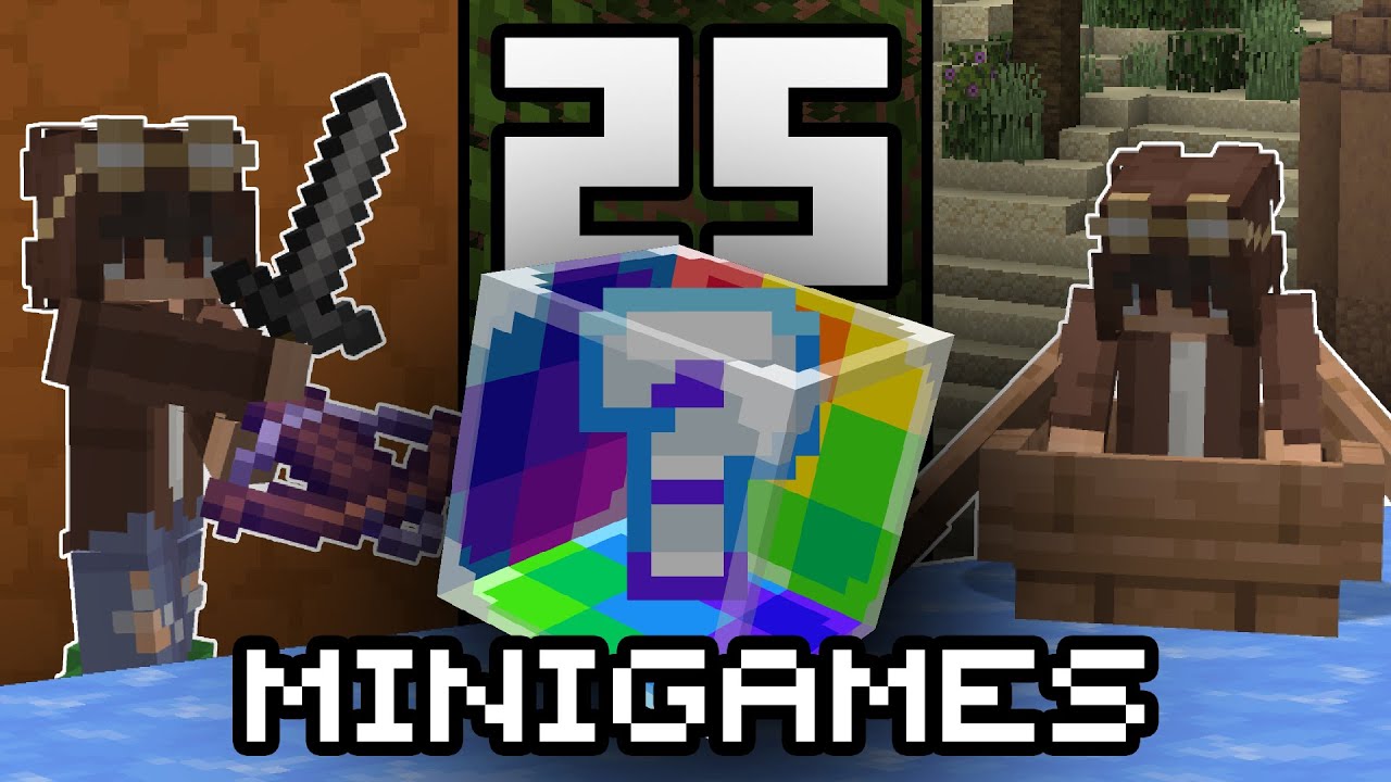 25 MINIGAMES to Play With Your Friends in Minecraft