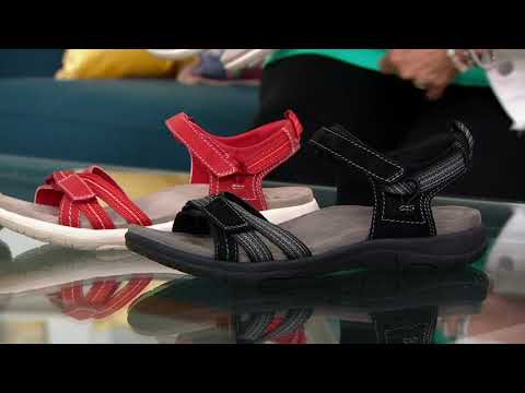 Earth Origins Suede Sport Sandals - Sarena on QVC