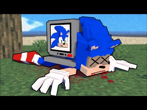 EhSanKingMT - Sonic killed by extra life monitor but... - Minecraft Animation - Animated