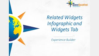 Use the Related Widgets Infographic to view the Widgets Tab in Experience Builder