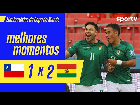 Gols e lances de Chile x Bolívia