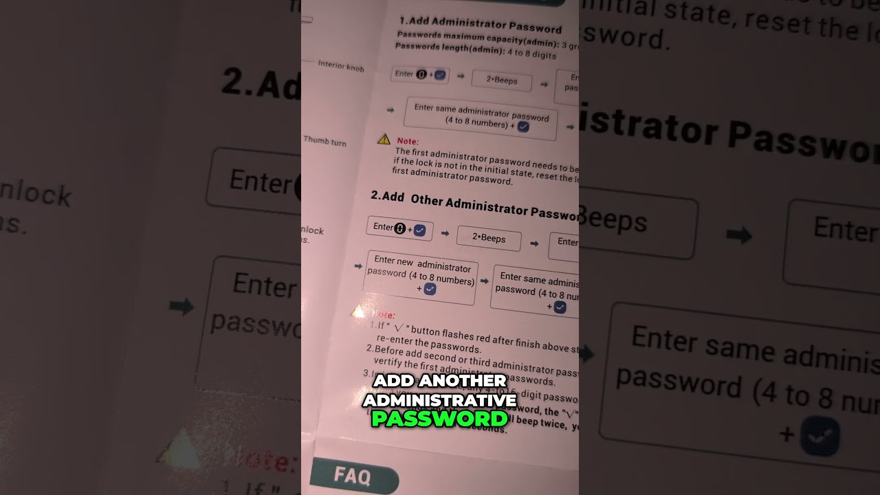 WREO Doorknob How To Change the Admin Password! Easy Guide