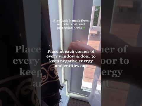How to use black salt #spells #magic #witchcraft