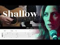 Shallow - Lady Gaga - Fingerstyle Guitar TAB Chords