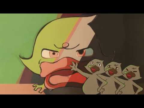 造形デザイン学科 切り絵アニメ『MEAT meets RICE』