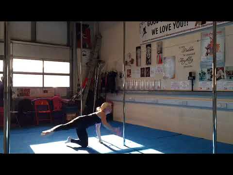 Freestyle pole dance & flow floor work