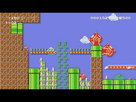 LUSTER CLUTTER ~ Easy 100 Mario Challenge - Super Mario Maker - No Commentary 1bp