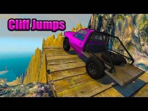 Insane Cliff Jumps Part7 Mount Dirtshark BeamNG.Drive