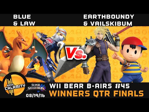WBB #45 | Blue & Law vs Earthboundy & Vailskibum - Winners Qtr Finals - Smash Wii U - Doubles