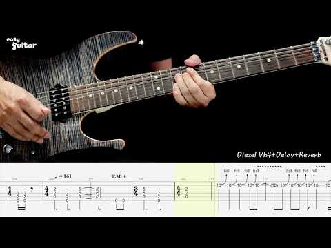 Metallica - Orion Guitar Lesson With Tab Part.2 (Slow Tempo)