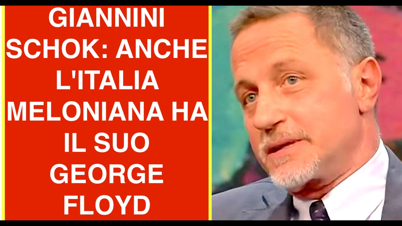 GIANNINI SCHOK: ANCHE L'ITALIA MELONIANA HA IL SUO GEORGE FLOYD