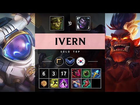 Ivern Top vs Dr. Mundo - KR Diamond Patch 25.08