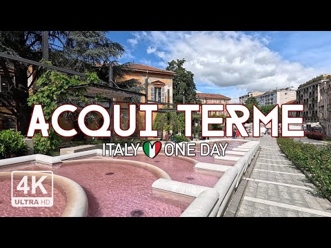 ACQUI TERME  VIDEO 4K ITALY 🇮🇹 || #travel #citywalk #music #italy