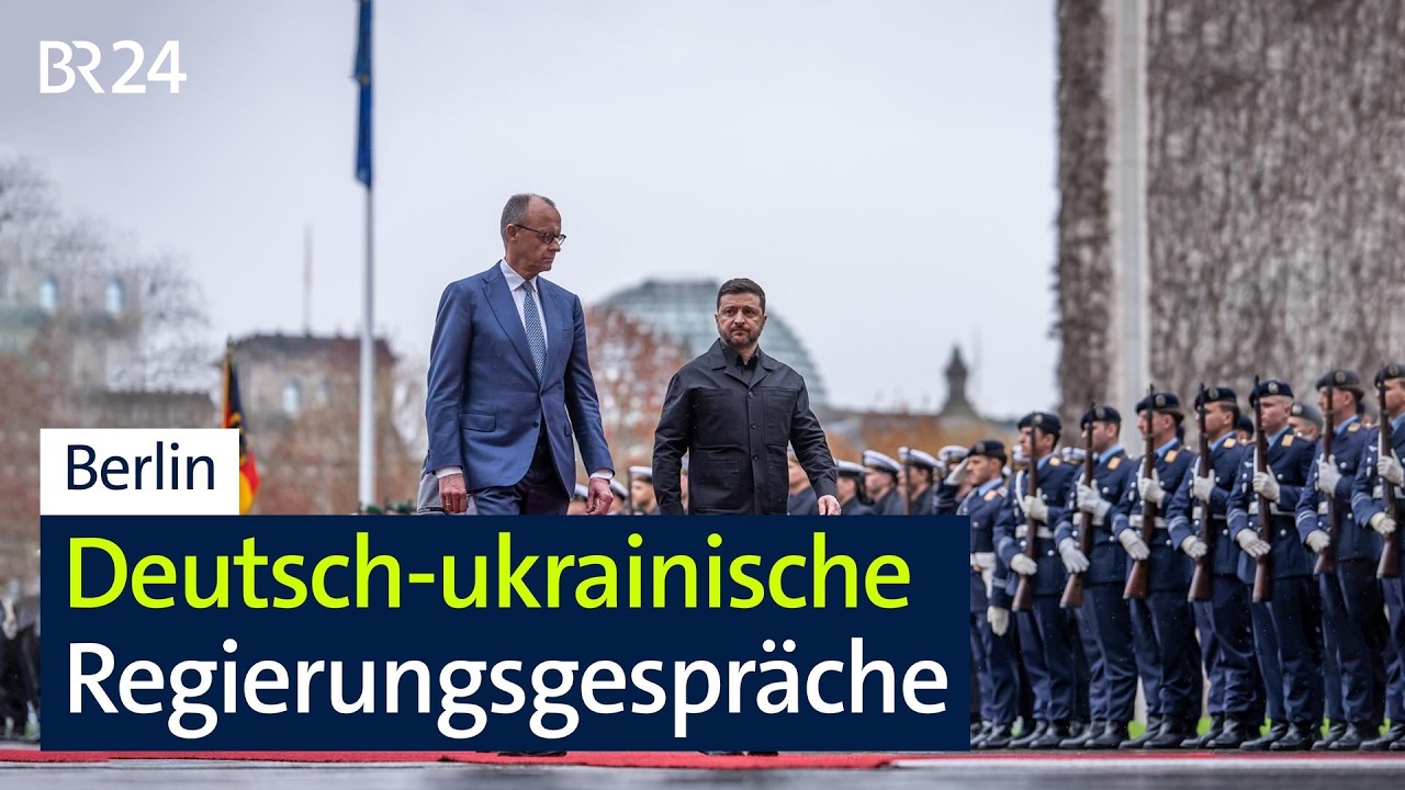 Berlin: Deutsch-ukrainische Regierungsgespräche | BR24