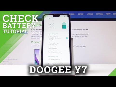 DOOGEE Y7 SHOW BATTERY PERCENTAGE
