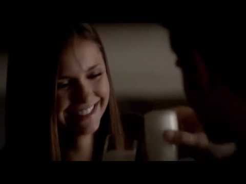 The Vampire Diaries - Stefan and Elena Celebrate Her First Feed (4X02)