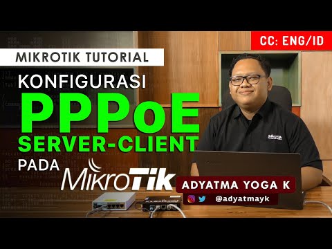 PPPoE Server & Client Configuration - MIKROTIK TUTORIAL [ENG SUB]