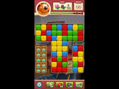 Toon Blast Level 2864 - NO BOOSTERS 🐻🐺🐱 | SKILLGAMING ✔️