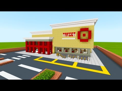 Minecraft Tutorial: How To Make A Target Store "2019 City Tutorial"