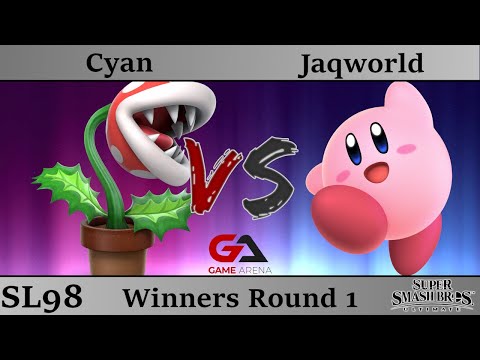 SmashLAN'd 98- Winners Round 1: Cyan (Plant) vs Jaqworld (Kirby)