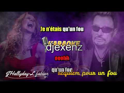 karaoke j hallyday L fabian requiem pour un fou