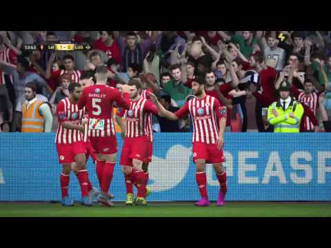 Joao Moutinho Dribble + Roof of the net