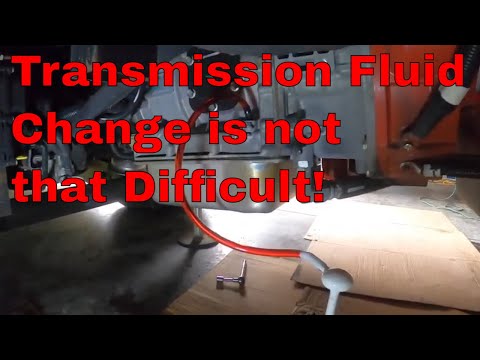 How to refill your Allison Transmission Fluid in a Diesel Motorhome. Mobil Delvac 1