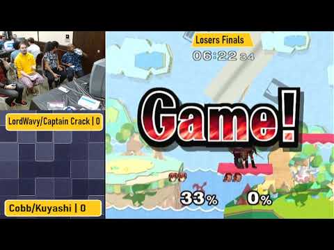 You better tech boy II - DOUBLES - LF - Cobb/Kuyashi (red) VS. LordWavy/CaptainCrack (green)