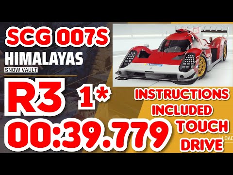 Asphalt 9 - SCG 007S Grand Prix Round 3 - 00:39.779 - 1⭐ Touchdrive Instructions