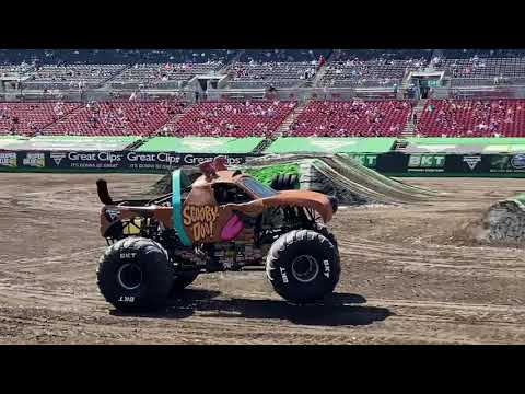 Monster Jam Tampa 2021 Scooby Doo (Linsey Read) Freestyle 03/14/21