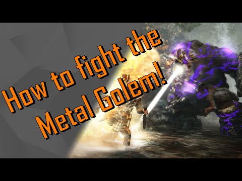 How to fight the Metal Golem for the Hero Achievement (Mettle Against Metal)