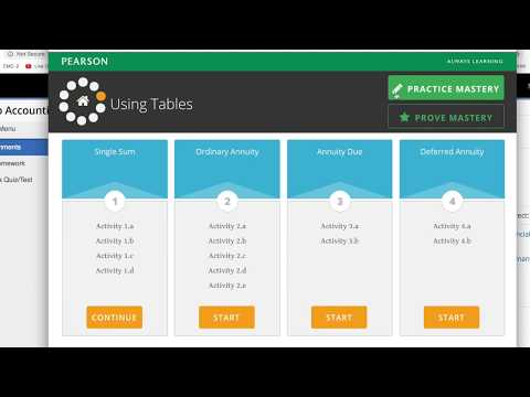 MyLab Accounting: Time Value of Money Tutorial
