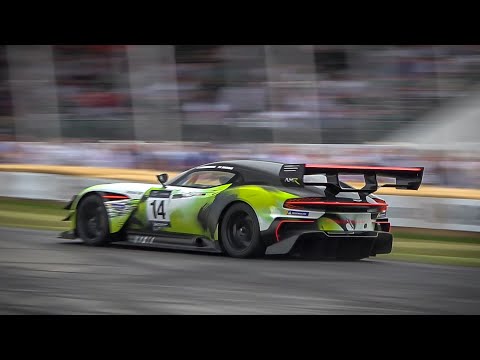 Aston Martin Vulcan AMR Pro - Insane V12 Sound, Accelerations and Powerslides on Track