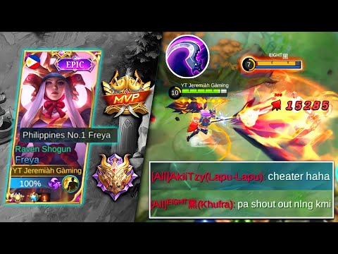 ENEMY CALL ME CHEATER BECAUSE OF THIS ITEM!!🔥 | ONE SHOT BUILD🔥 | FREYA BEST BUILD 2021 | MLBB✓