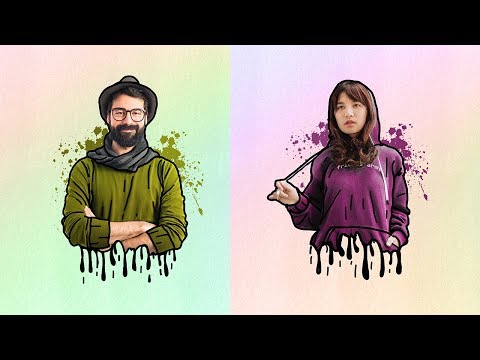 Neon Glow Effect Portrait Photoshop Tutorial
