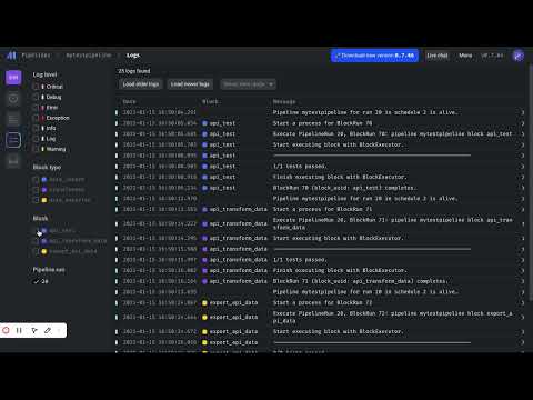 Mage - Orchestrate and Monitor Pipeline